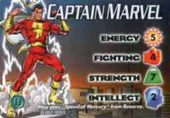 Captain Marvel 4-Grid Character Card